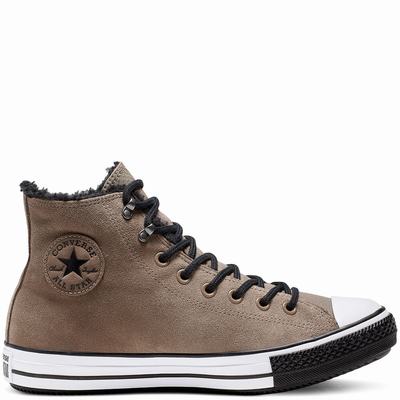 Férfi Converse Chuck Taylor All Star Gore-Tex Winter Waterproof Bakancs CO8069735 Csokoládé/Fehér